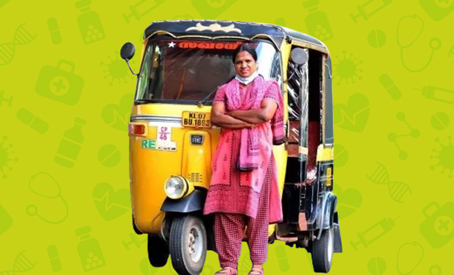 This Woman In Kerala Has Volunteered To Drive An Autorickshaw Ambulance Amid The COVID Crisis