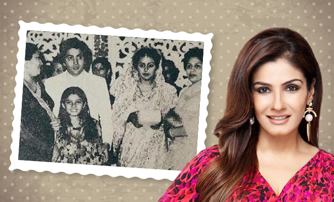A Perfect Throwback Thursday: Raveena Tandon Finds A Photograph Of Her At Rishi Kapoor And Neetu Kapoor’s Wedding