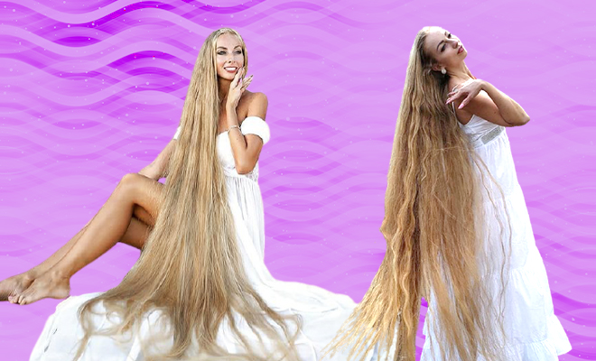 Real-life Rapunzel hasn't cut her hair since she was five, now it's 6ft long