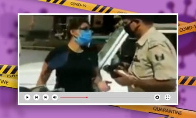 Woman-flouts-COVID-norms,-creates-ruckus-abusing-cops-on-duty