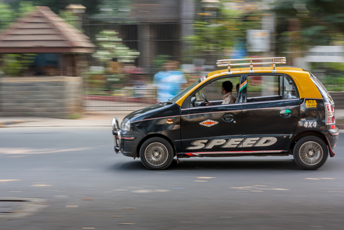 Mumbai,,India,taxi father in law