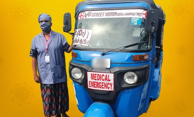 After Losing Mother To COVID, Chennai Woman Drives An Oxygen Autorickshaw To Help Those In Need