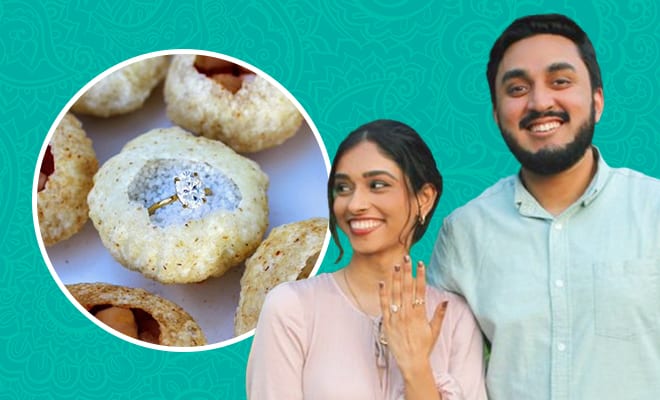 This Man Proposed To His Girlfriend By Hiding The Ring Inside A Pani Puri. Twitter Was Both Appreciative And Concerned