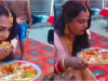 This Woman Was Enjoying Her Food At A Wedding When A Photographer Started Filming Her. Her Reaction Is Hilarious