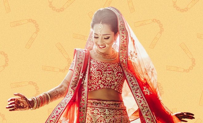 This Bride Blew Smoke During Her Wedding Feast And Everyone’s Fuming Over The Lack Of Sanskaar