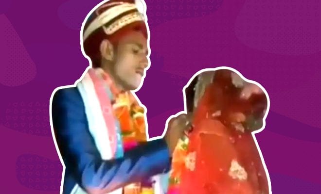 Sick! Groom Violently Pulled Bride’s Hair, Shoved A Ladoo In Her Mouth
