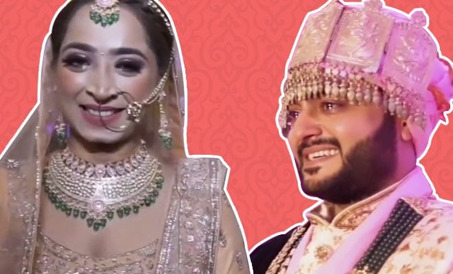 Groom Cries Tears Of Joy As He Watches The Bride Walk In. This Is Like A Scene From A Rom Com