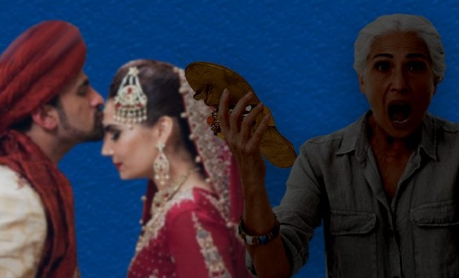 Groom’s Mother Beat Him Up With Chappal On Stage For Marrying A Woman Of Another Caste