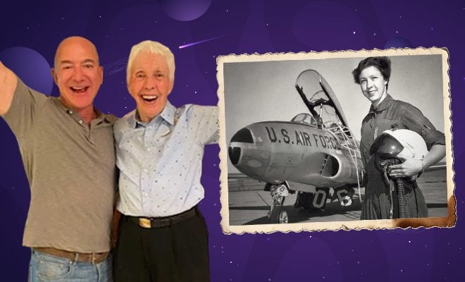 Jeff Bezos Fulfils An 82-yr-old Woman’s Dream To Go To Space