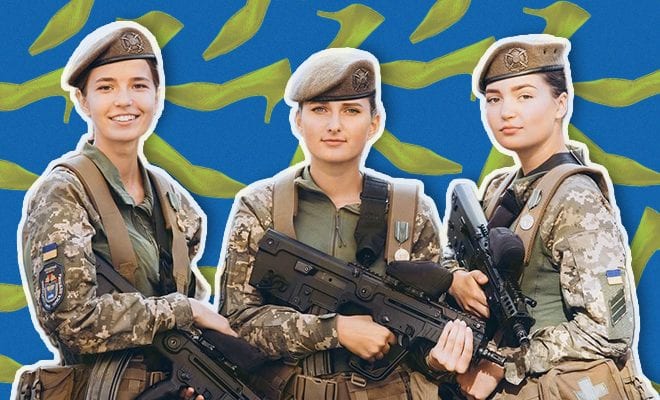 Sexist Ukraine-to-give-female-soldiers-'more-comfortable'-heels