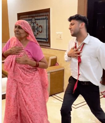 This Viral Video Featuring A Grandmother Dancing In A Hilarious Manner With Her Grandson Is Winning Hearts