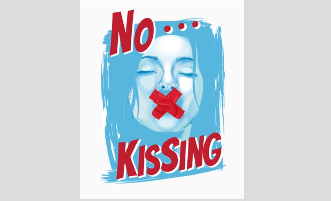No kissing sign in Mumbai