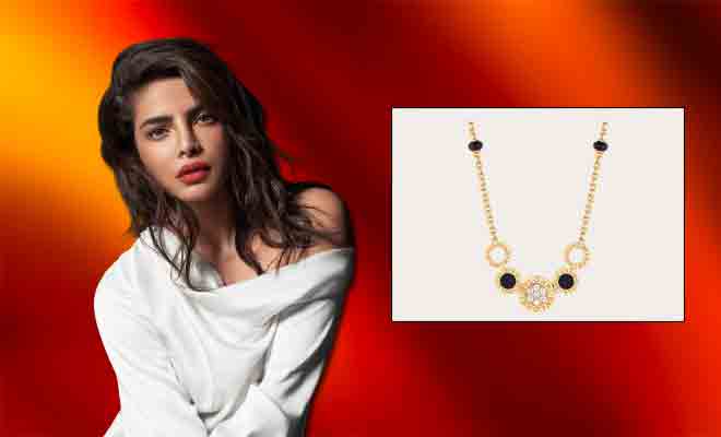 The Bvlgari Mangalsutra Worn By Priyanka Chopra Has A Price Tag That Could Take A Chunk Out Of Your Wedding Budget!