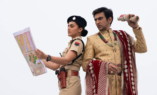 First Look Of ‘Woh Ladki Hai Kahaan?’ Shows Taapsee Pannu As A Cop, Pratik Gandhi As A Dulha!