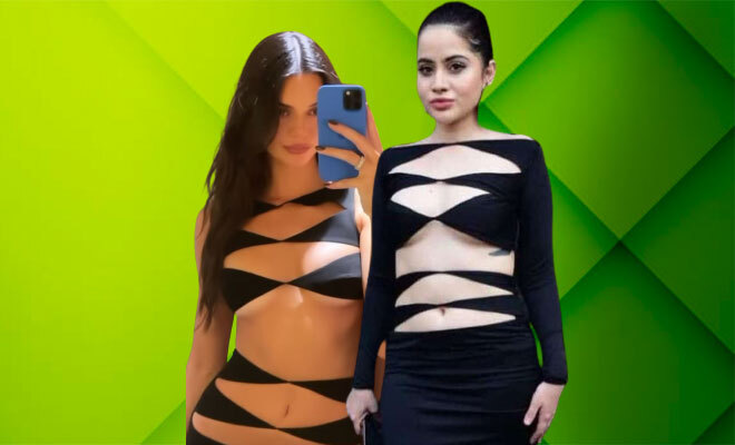 Urfi Javed Gets Trolled For Wearing A Cutout Dress Similar To Kendall Jenner’s