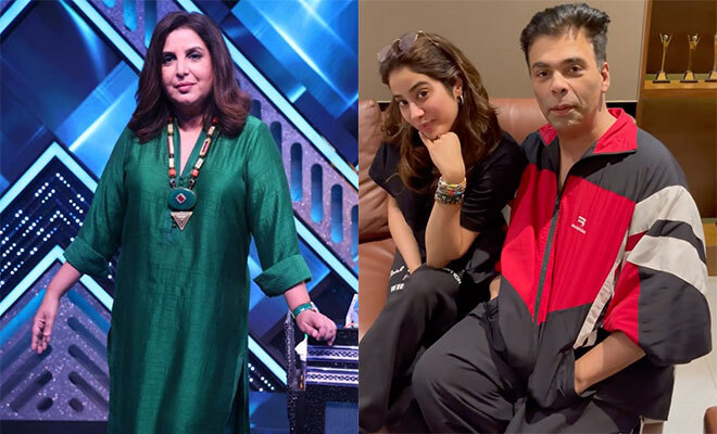 Farah Khan Mocks Karan Johar’s Oversized Clothes In A Hilarious Video, As Janhvi Kapoor Looks On