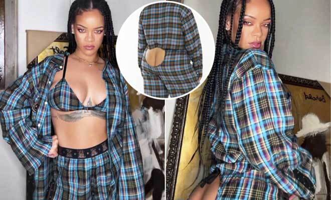 Rihanna’s ‘Open Back’ Pyjamas Want You To Have A Sexy Merry Christmas, And Fans Are Shocked!