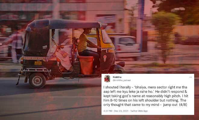 Gurgaon Woman Scared Of Being Kidnapped, Jumps Out Of Auto, Tweets “Broken Bones Better Than Getting Lost”