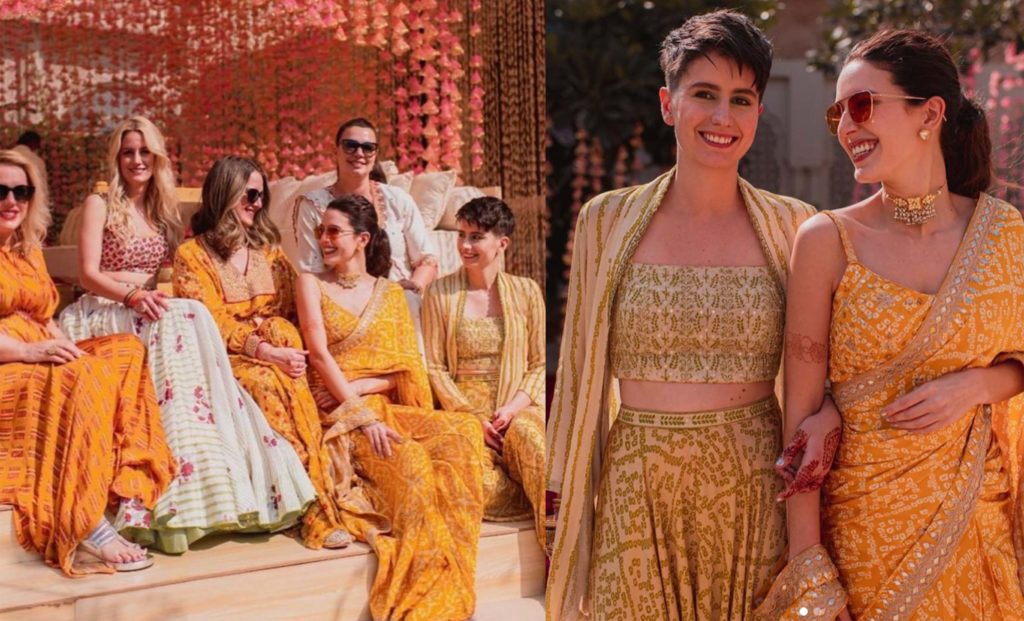 Isabelle Kaif Stuns In A Yellow Saree In These Unseen Images From Vicky-Katrina’s Haldi Ceremony Isabelle Kaif Stuns In A Yellow Saree In These Unseen Images From Vicky-Katrina’s Haldi Ceremony