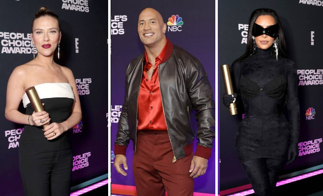 People’s Choice Awards 2021: Winners Dwayne Johnson, Kim Kardashian, Arrive In Style Amongst The Best Dressed Attendees