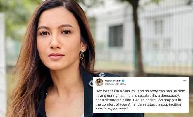 Gauahar Khan Slams Twitter User For Biased Opinion On UCC, Accuses Her Of “Inciting Hate”