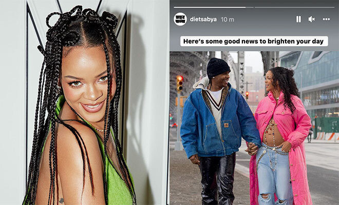 Rihanna And A$AP Rocky Are Pregnant. We Love How They Chose To Flaunt The Baby Bump Instead Of A Boring Announcement!