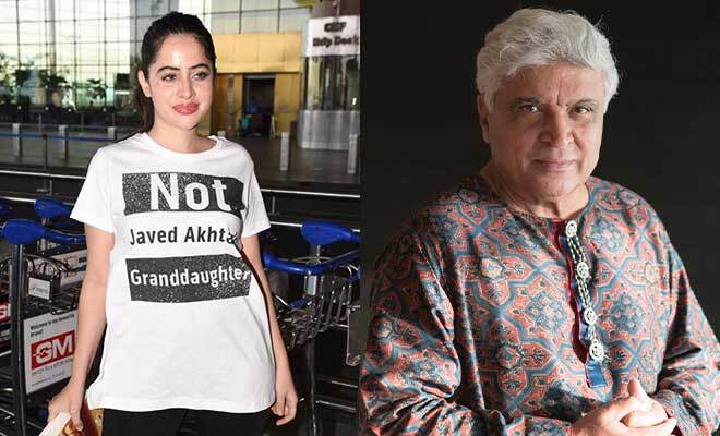 Urfi Javed Wore A “Not Javed Akhtar’s Grand Daughter,” Disclaimer T-Shirt And Its Kinda Cool!