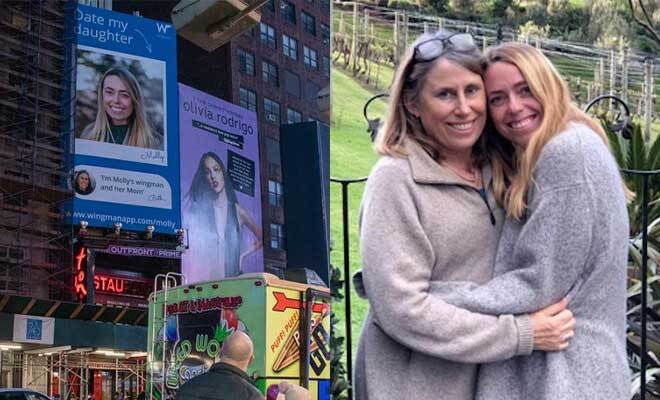 Cancer-Stricken Mother Puts Up Billboard On Times Square To Help Daughter Find Love