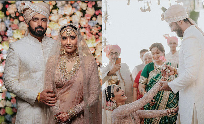 Karishma Tanna And Varun Bangera’s Official Wedding Pictures Are Here. Aww She Dropped On Her Knee To Propose To Him!