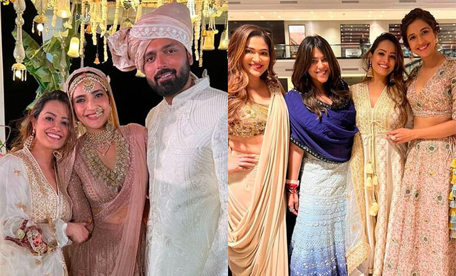 Ekta Kapoor, Anita Hassanandani, Harleen Sethi Are All Smiles In New Pics From Karishma Tanna And Varun Bangera’s Wedding