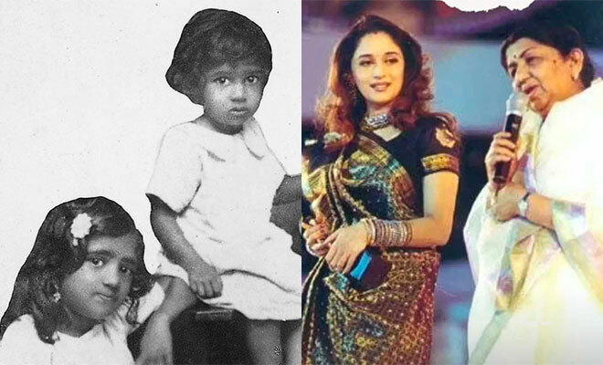 Asha Bhosle, Madhuri Dixit, AR Rahman, And More Share Throwback Pictures Of Lata Mangeshkar. It’s A Bittersweet Trip Down Memory Lane