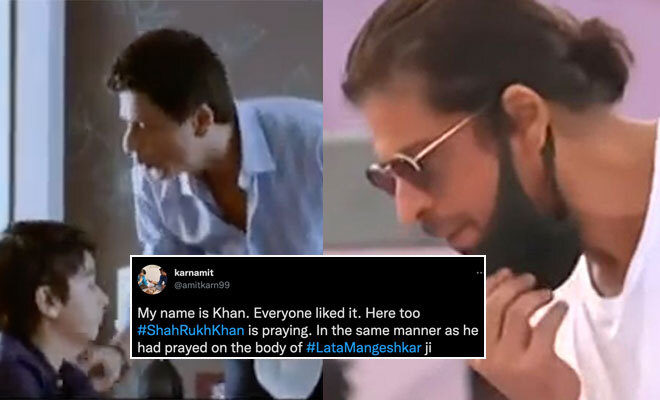 Shah Rukh Khan Fans Defend Him Against ‘Spitting’ Accusations During Lata Mangeshkar’s Funeral By Sharing ‘My Name Is Khan’ Clip