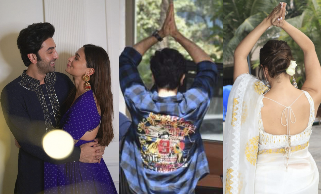 Alia Bhatt Has The Cutest Reaction To Ranbir Kapoor Copying His ‘Gangubai Kathiawadi’ Namaste Pose