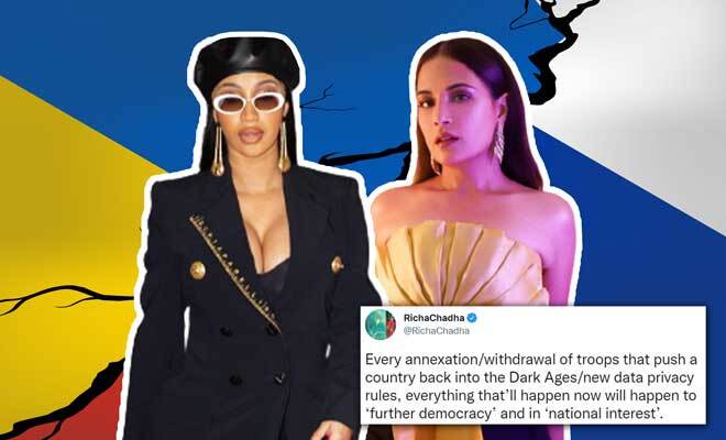 Russia-Ukraine Conflict: Richa Chadha, Cardi B, And More Celebs React To A Possible World War III
