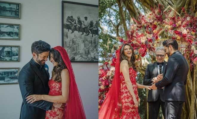From Backyard Setup To Bridal Outfit, Farhan Akhtar And Shibani Dandekar’s Whimsical Wedding Was Refreshing And Lovely