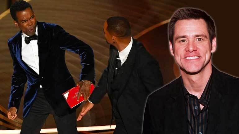 Jim Carrey Found Will Smith Slapping Chris Rock At The Oscars ‘Sickening’
