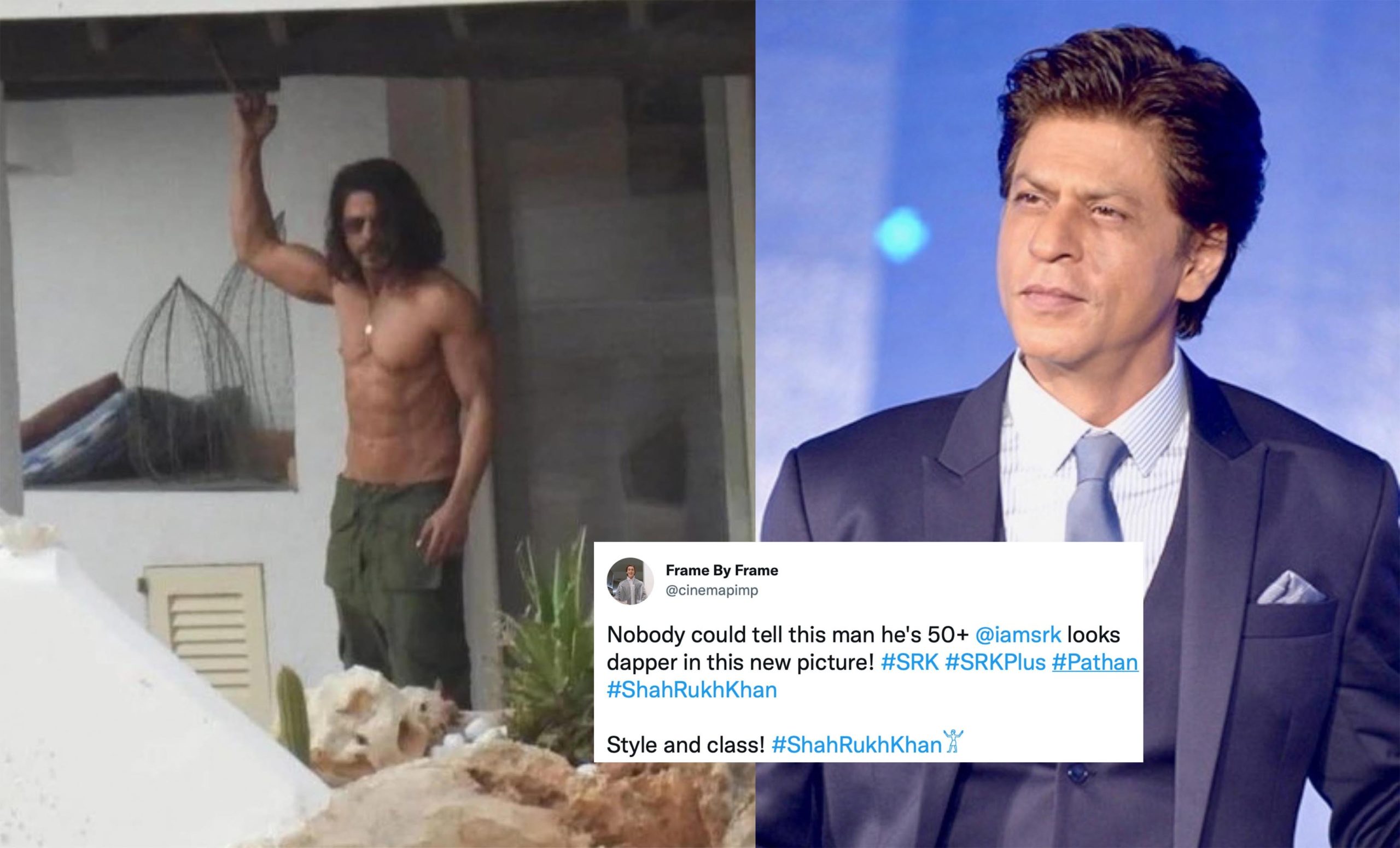 Fans Of Shah Rukh Khan Are Flooding Twitter With Praises After Seeing His Amazing Body Transformation For ‘Pathaan’