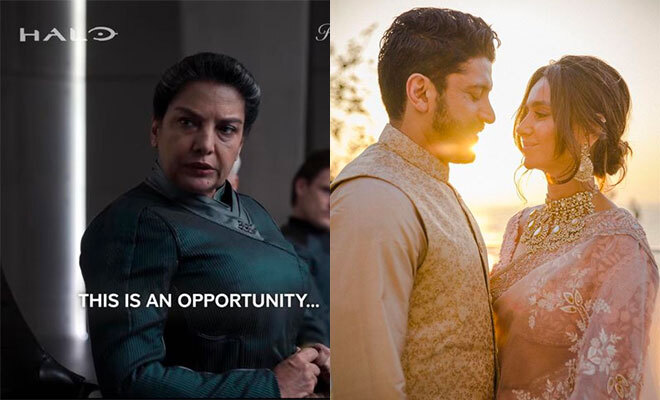 Shibani Dandekar-Akhtar Gives A Shoutout To MIL Shabana Azmi For Her First Look In Steven Spielberg’s ‘Halo’ Teaser!