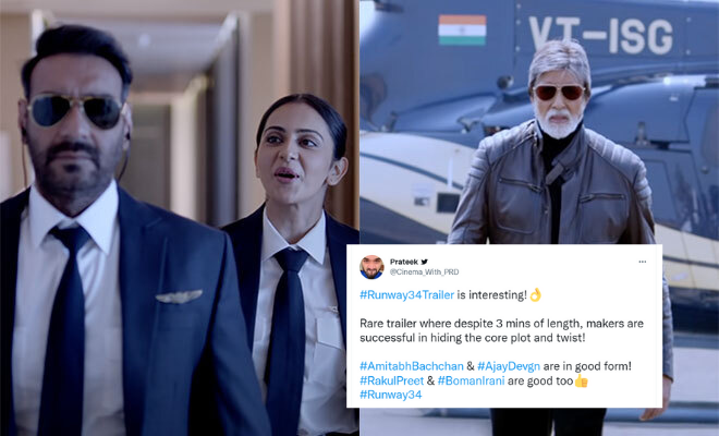 ‘Runway 34’ Trailer Reactions: Fans Love Rakul Preet Singh’s Avatar As Ajay Devgn’s Co-Pilot