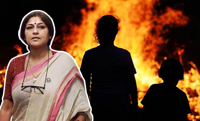 BJP MP Roopa Ganguly Brings Notice Of The Birbhum Incident In Rajya Sabha During Zero Hour