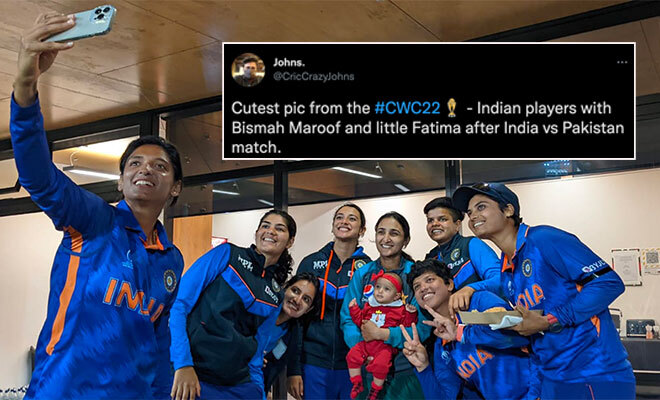 Indian Women’s Cricket Team Gushing Over Pakistan Captain Bismah Maroof’s Baby Girl Is Your Dose Of Wholesome For Today