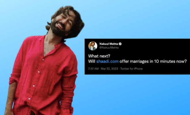 Nakuul Mehta On Twitter Treats Fans With Loads Of Sass. Unke Tweets Bade Achhe Lagte Hain! Nakuul Mehta On Twitter Treats Fans With Loads Of Sass. Unke Tweets Bade Achhe Lagte Hain!