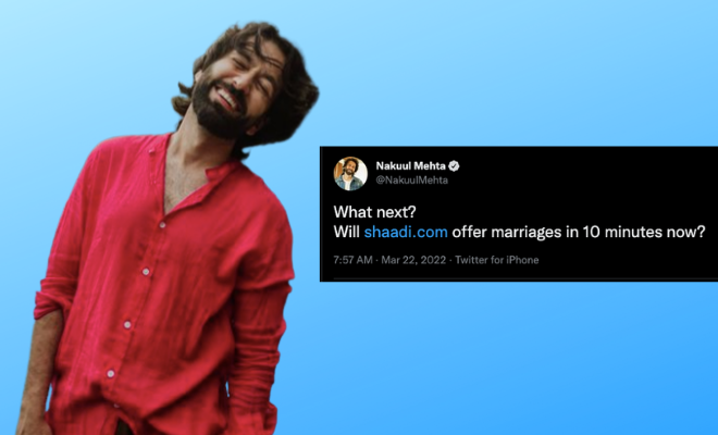 Nakuul Mehta On Twitter Treats Fans With Loads Of Sass. Unke Tweets Bade Achhe Lagte Hain!