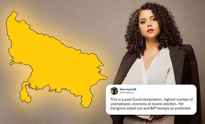 Rana Ayyub Not Surprised With BJP Leading In UP, Calls Out The Opposition For Being Lazy And Incompetent