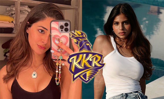 Ananya Panday And Suhana Khan Turn Cheerleaders For Kolkata Knight Riders at IPL