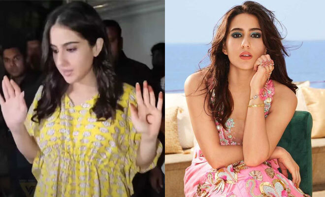 Sara Ali Khan Gets Upset As The Paparazzi Push Her. Can We Start Treating Celebs Like Actual People?