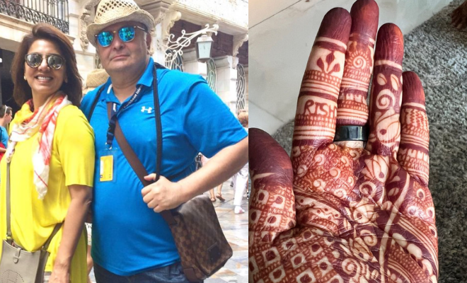 Neetu Kapoor’s Mehendi Has A Special Connection With Her Late Husband Rishi Kapoor. How Sweet Is That!