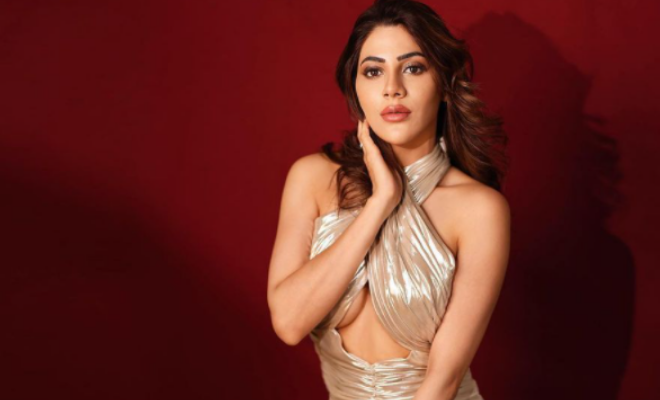 Nikki Tamboli Soars Temperatures In A Stunning Saree-Gown. This Has Us Fanning Ourselves!
