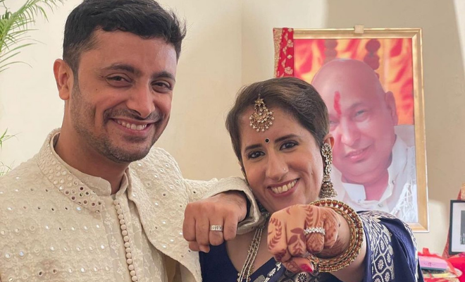 Guneet Monga Shares Pics From Her Engagement Ceremony, Writes ‘Sometimes The Wrong Train Leads You To The Right Station’!