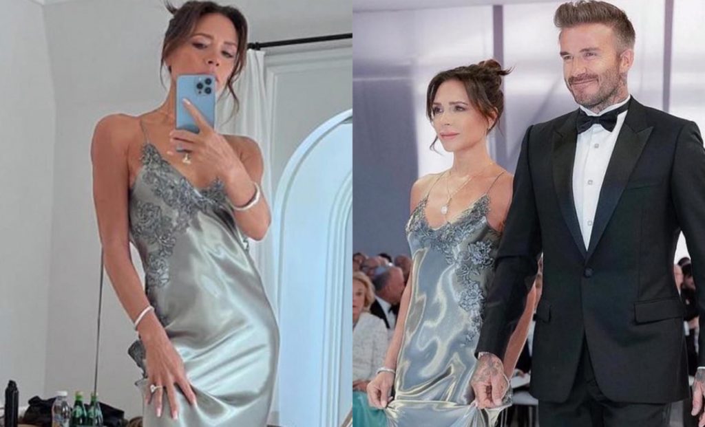 Victoria Beckham Dazzles In A Studio 54 Inspired Dress For Son Brooklyn’s Wedding. Just So Perfect!